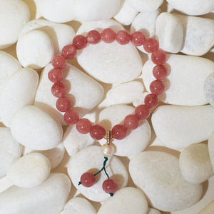 Cherry Blossom Beaded Band