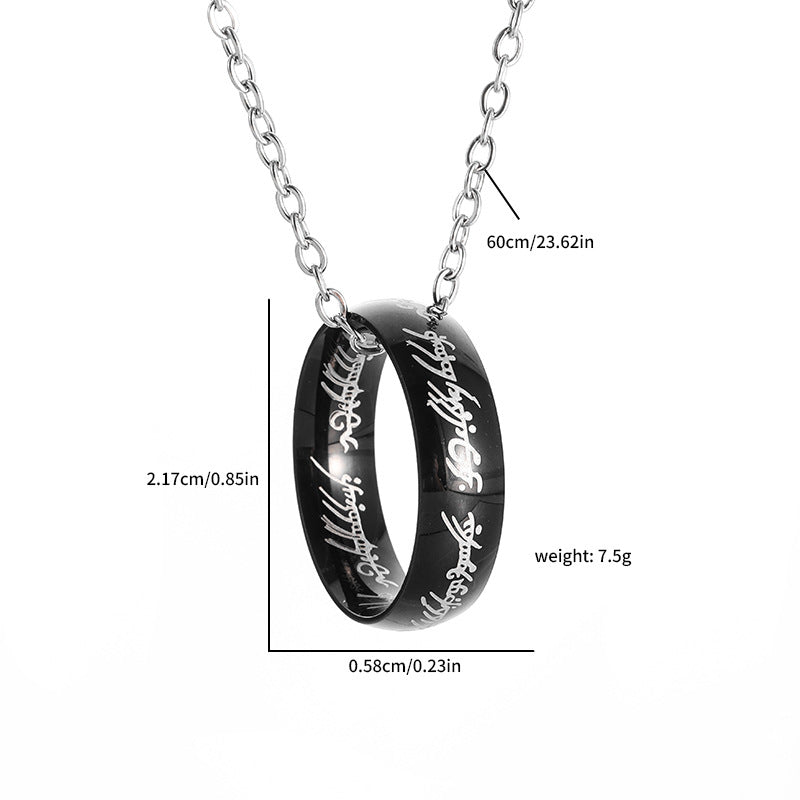 Promise Ring Chain - Black