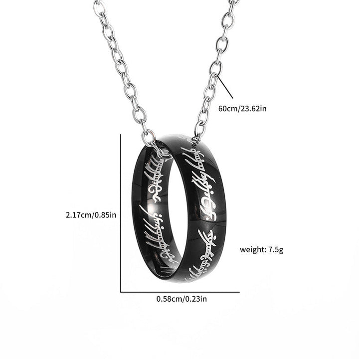 Promise Ring Chain - Black