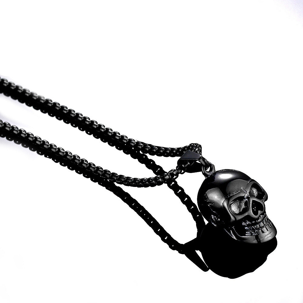 Night King Black Skull Pendant