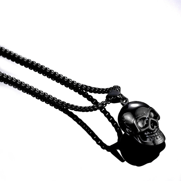 Night King Black Skull Pendant