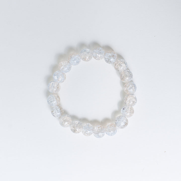 Crystal Clear Power Beaded Bracelet