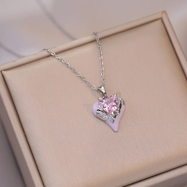 Crystal Lagoon Silver Necklace