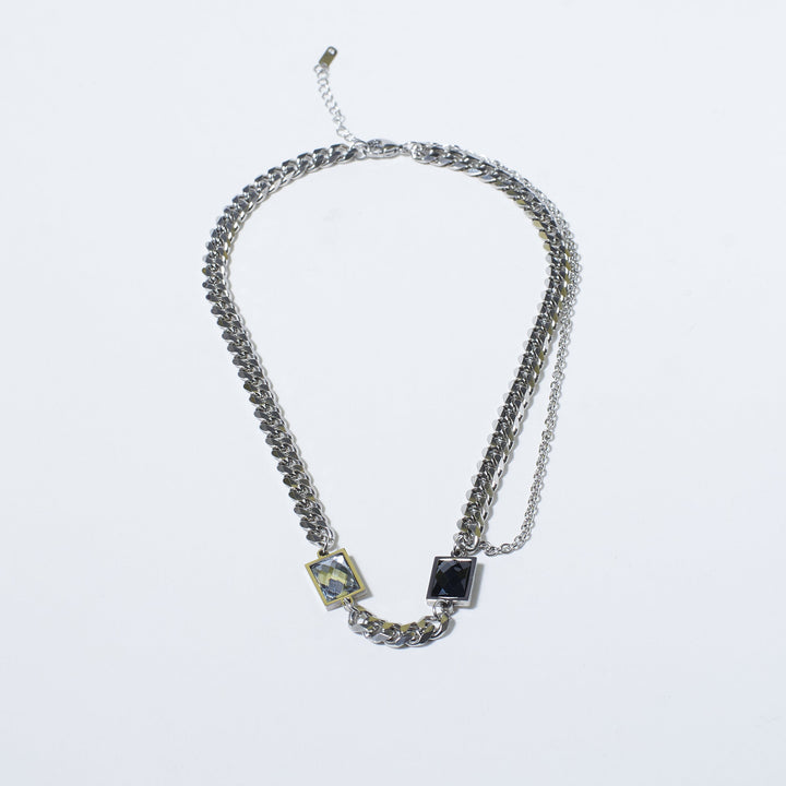 Dainty Black Stone Chain