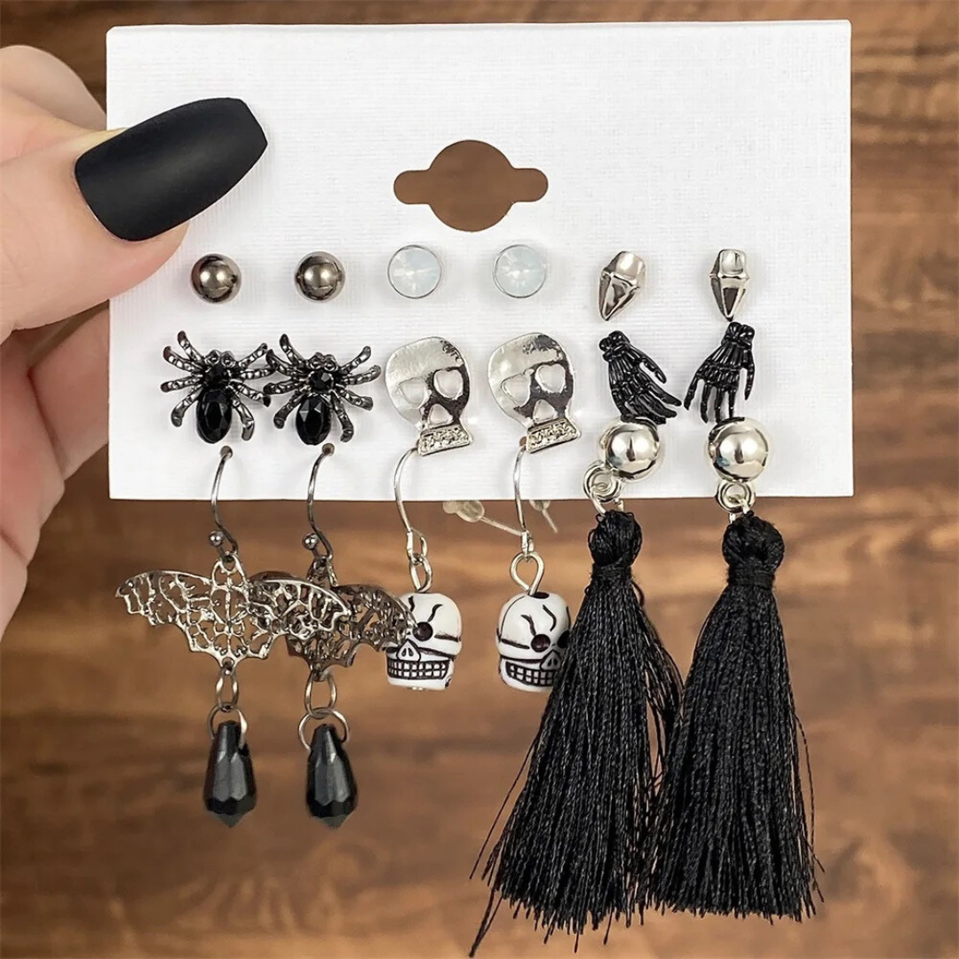 Set of 9 Coven's Secret Earrings - Salty Accessories