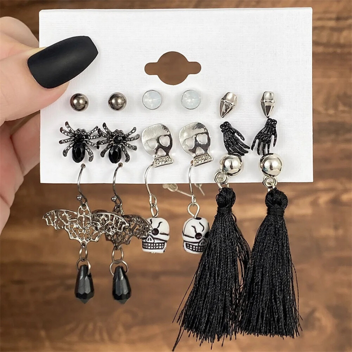 Set of 9 Coven's Secret Earrings - Salty Accessories
