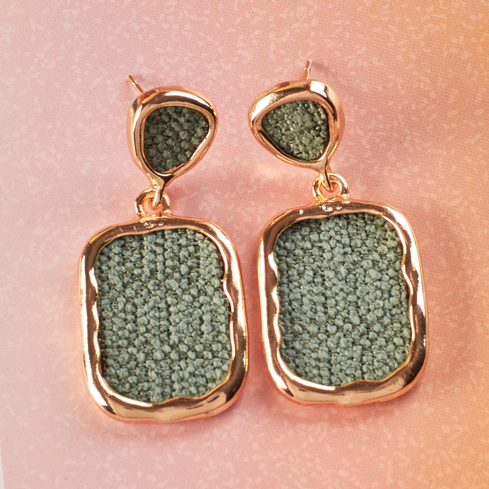 Zest Green Gold Earring - Salty Accessories
