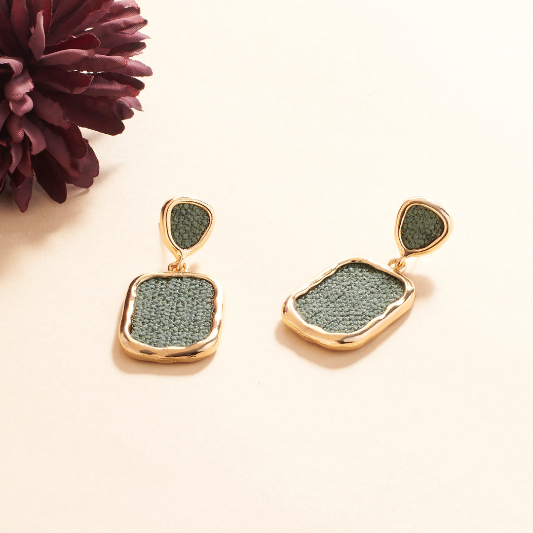 Zest Green Gold Earring - Salty Accessories