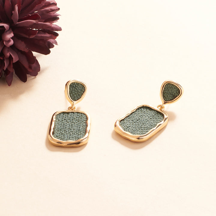 Zest Green Gold Earring - Salty Accessories
