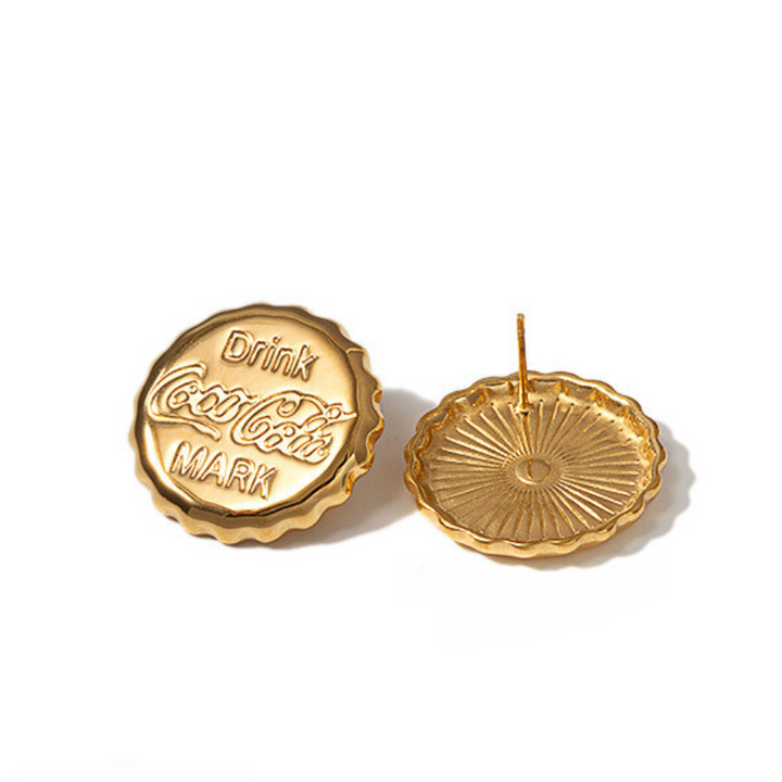 Pop Cap Glam Earrings