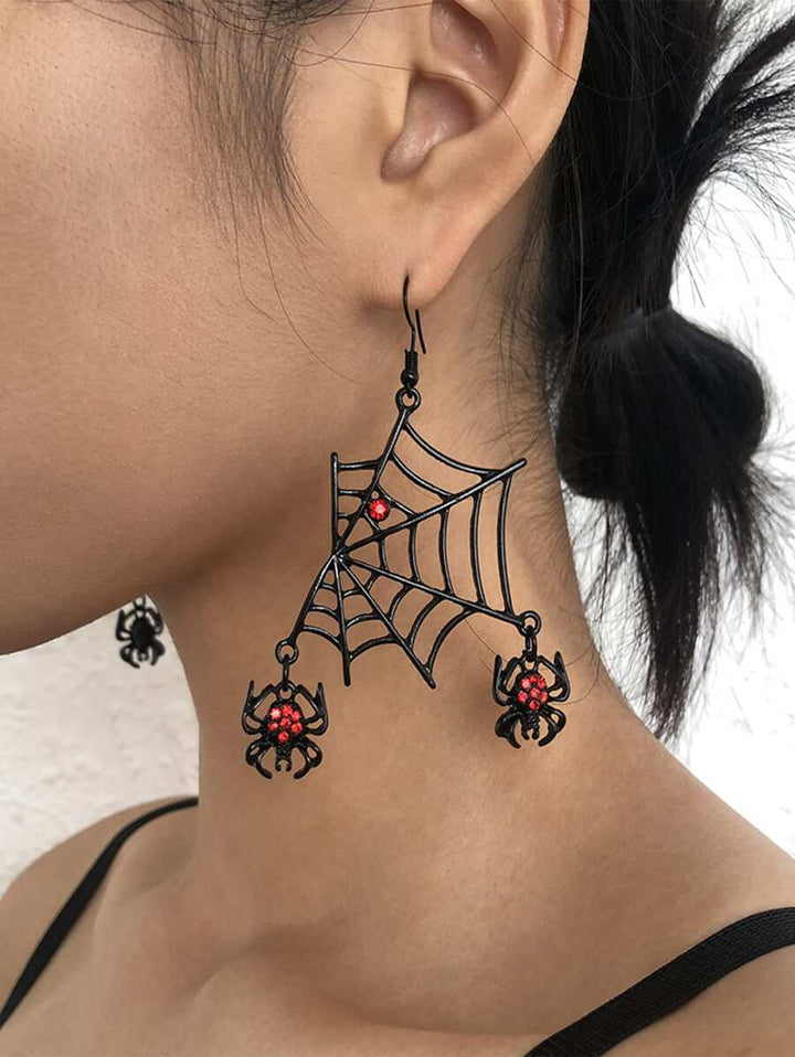 Venomous Web Drop Earrings - Salty Accessories