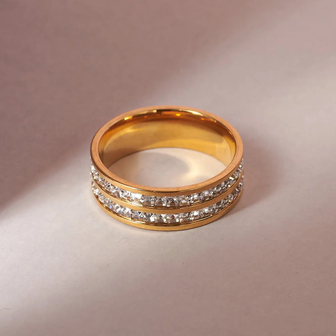 Euros Golden Diamond Ring | Salty