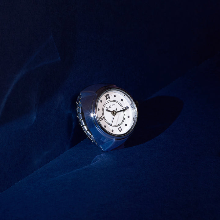 Girl Boss Salty Watch Ring - Silver Salty