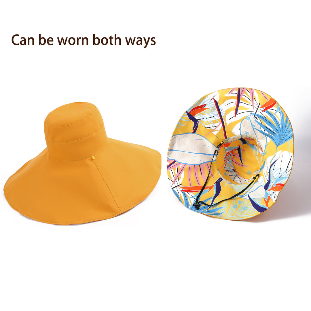 Sun & Petals Reversible Bucket Hat