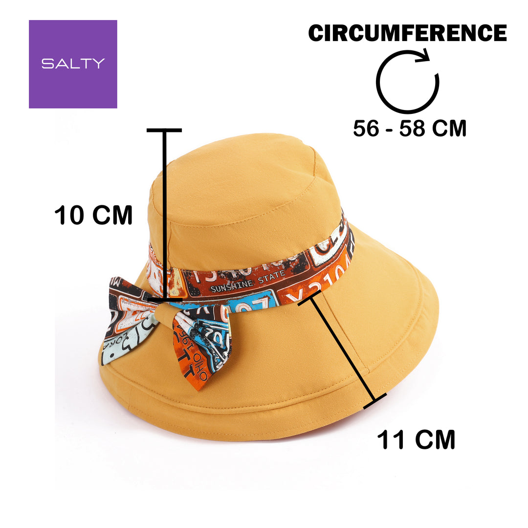 Tangerine Satin Bucket Hat