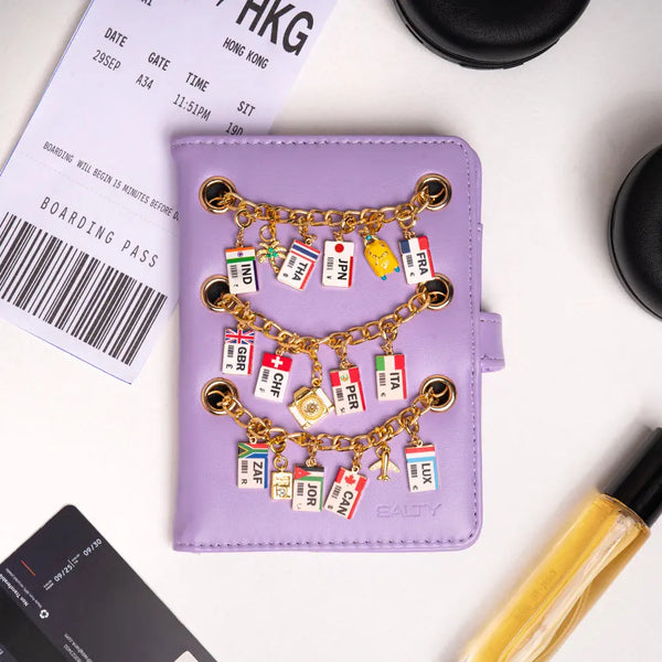 Hawaizaada Passport Cover - Purple