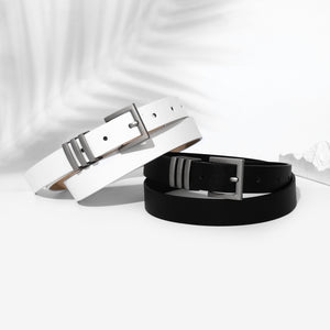 Set of 2 Husk Leather Belt