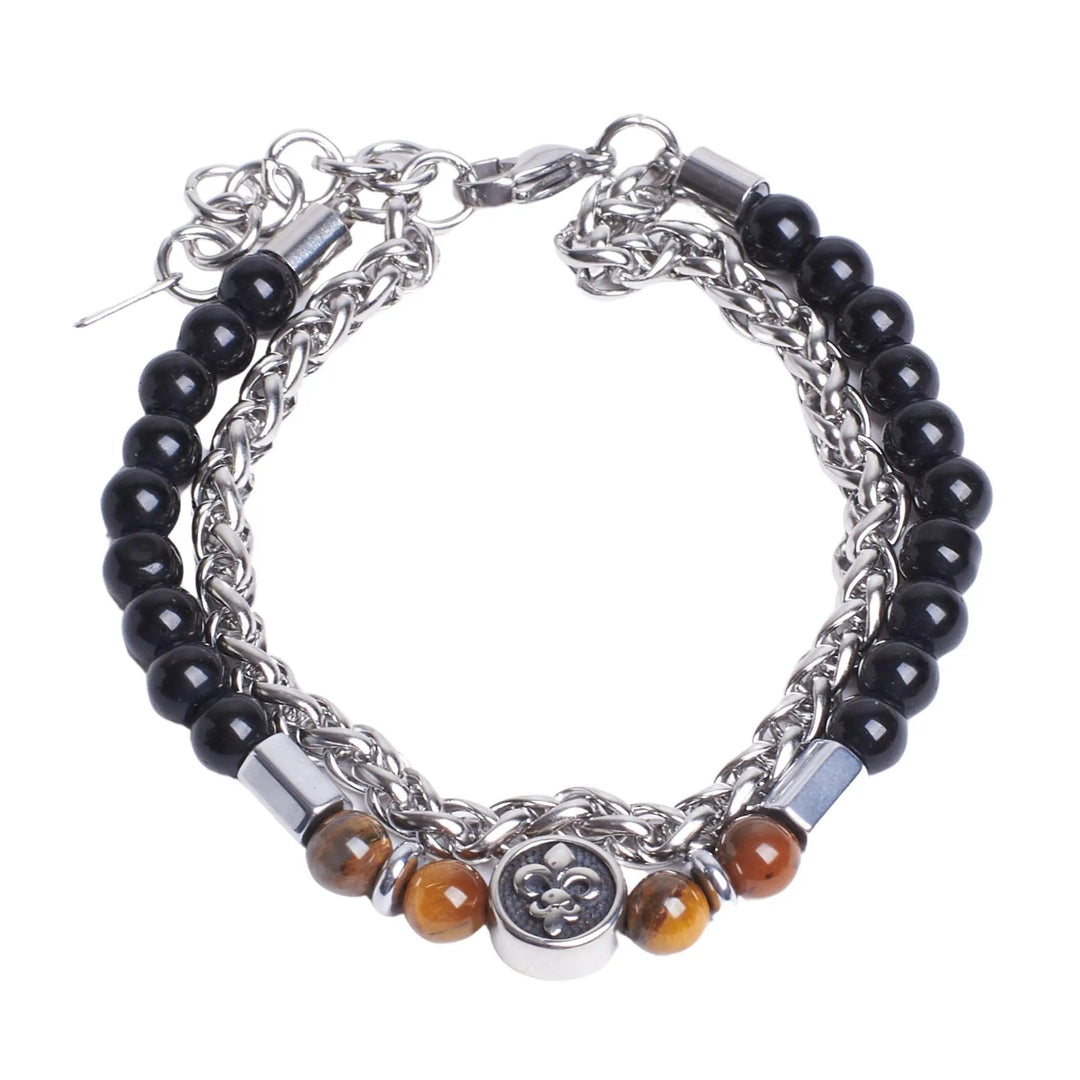 King Brown Beads Bracelet
