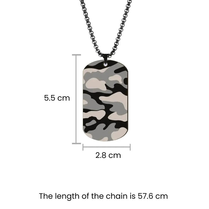 Lone Wolf  Dog-Tag Chain