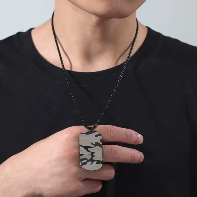 Lone Wolf  Dog-Tag Chain