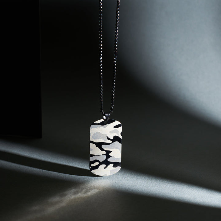 Lone Wolf  Dog-Tag Chain