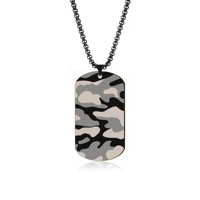 Lone Wolf  Dog-Tag Chain