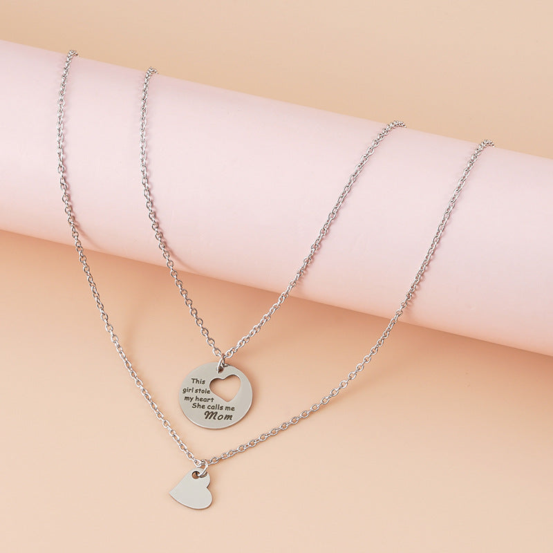 Love you MOM Unity Necklace (2 Necklaces) Salty