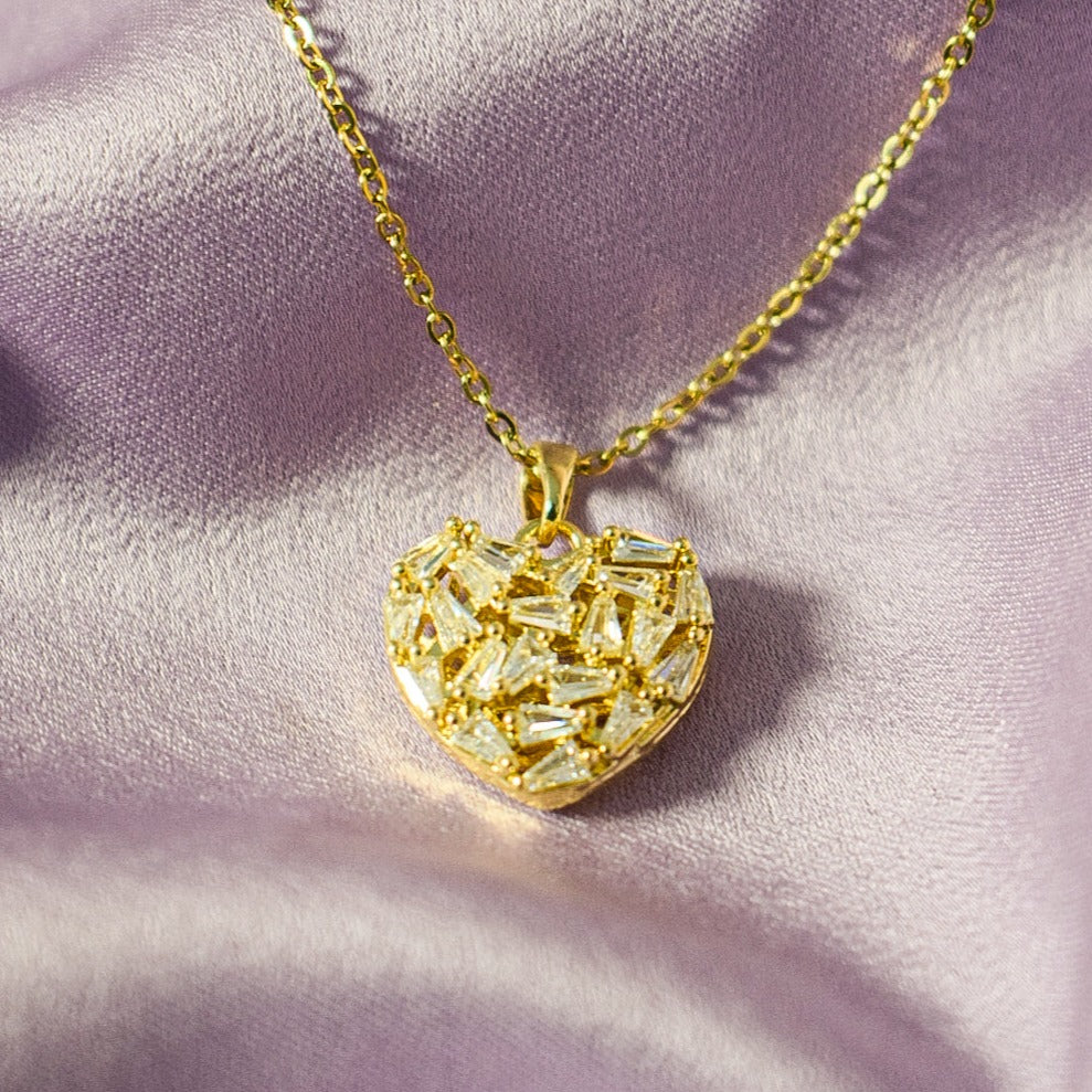Lustrous Love Charm Necklace Salty