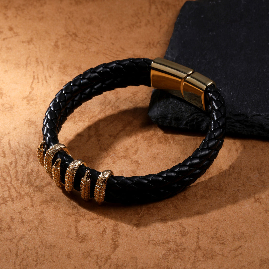 Cocoa Forge Clawed Bracelet - Gold