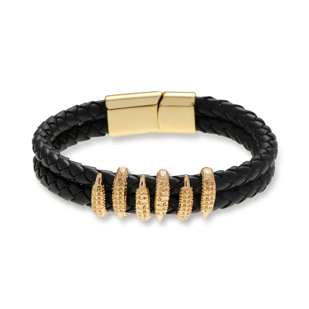 Cocoa Forge Clawed Bracelet - Gold
