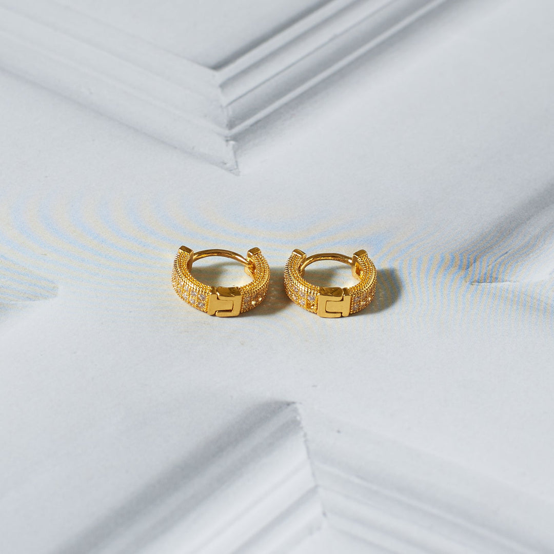 Sophisticated Golden Earrings