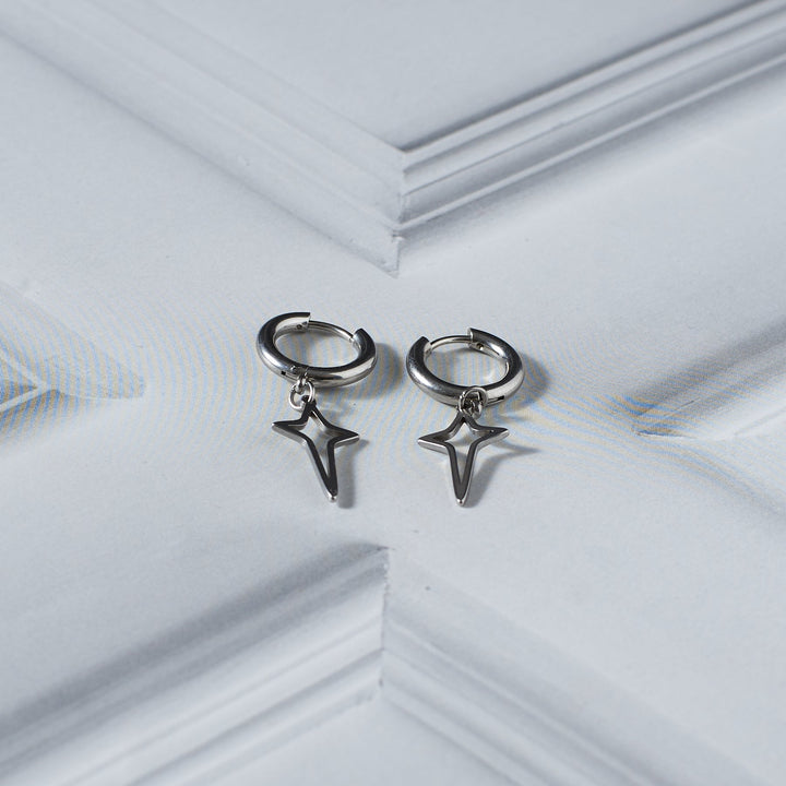 Silver Stardust Earrings