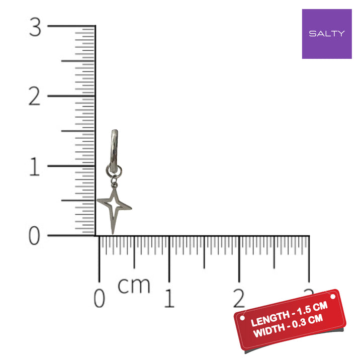 Silver Stardust Earrings