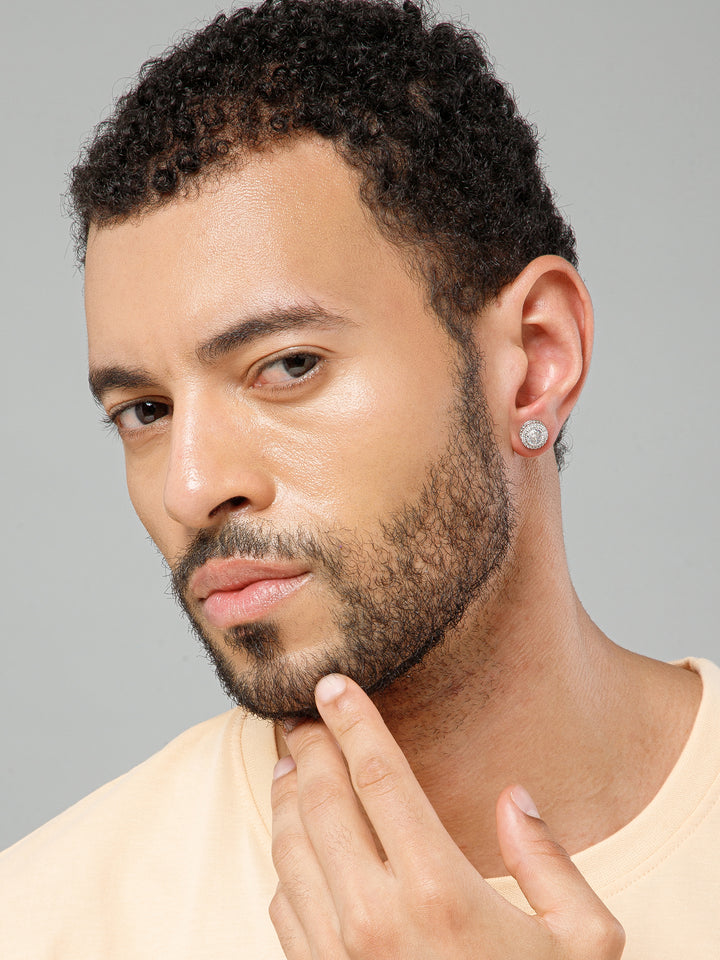 Diamond Silver Tidbit Earrings