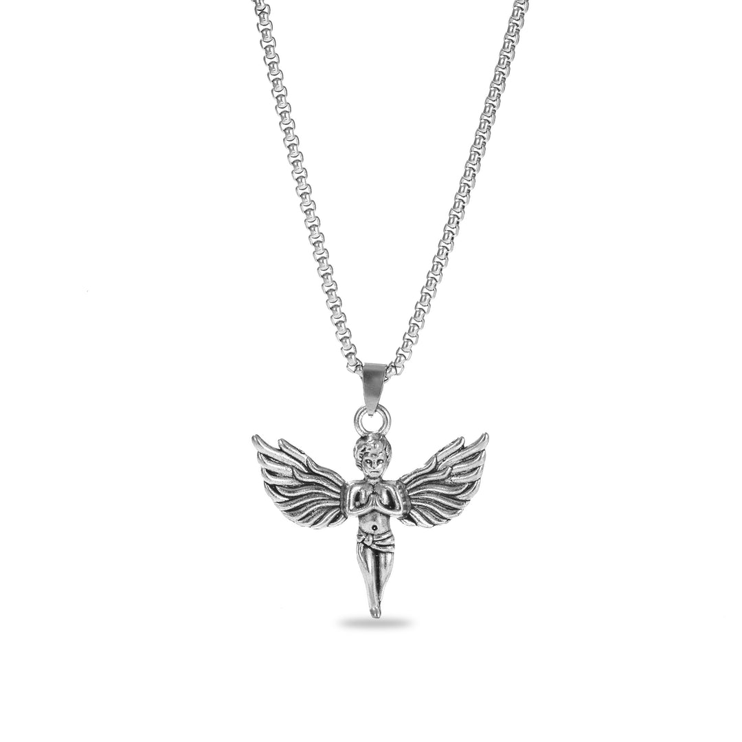 Greek Angel Silver Chain