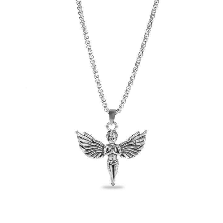Greek Angel Silver Chain