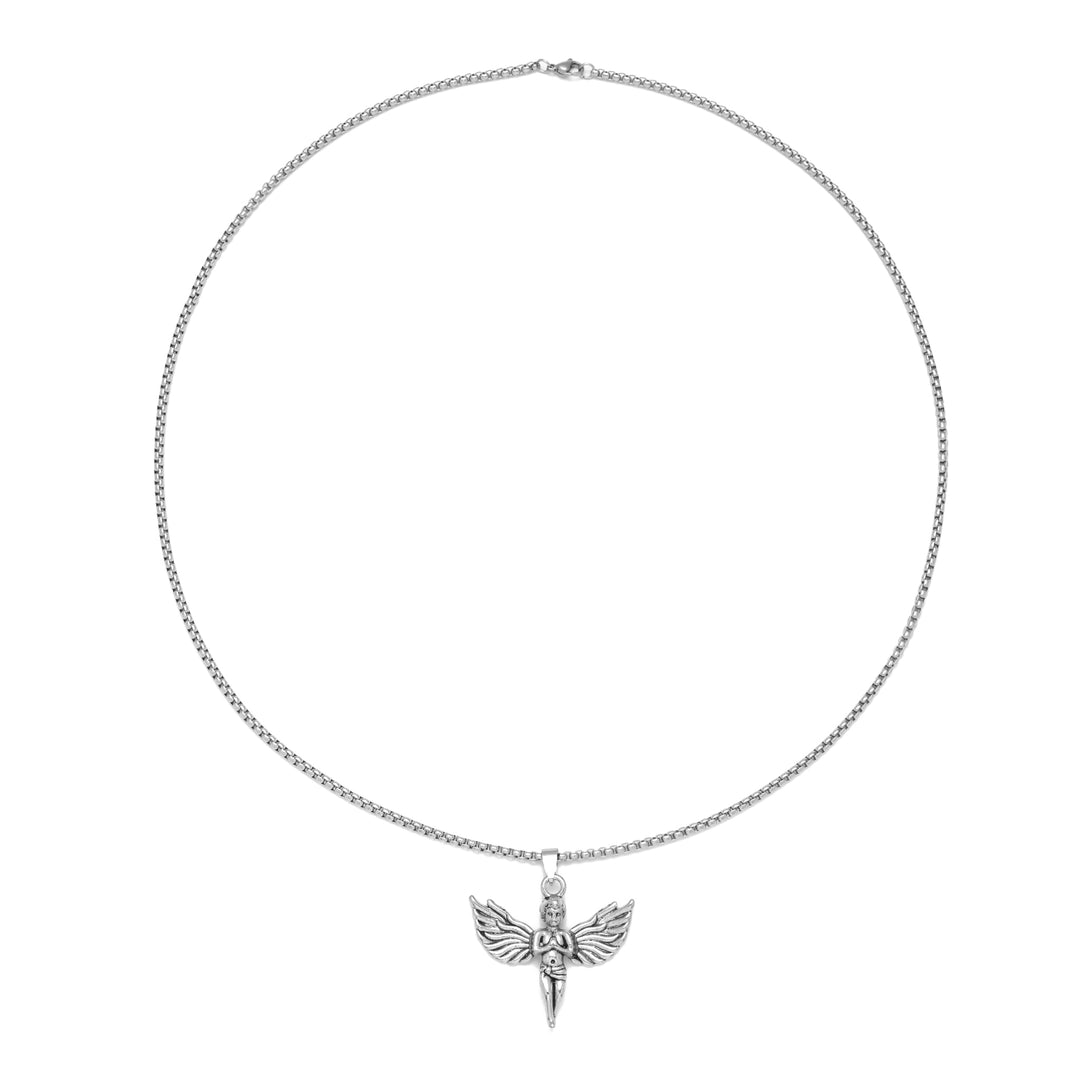Greek Angel Silver Chain