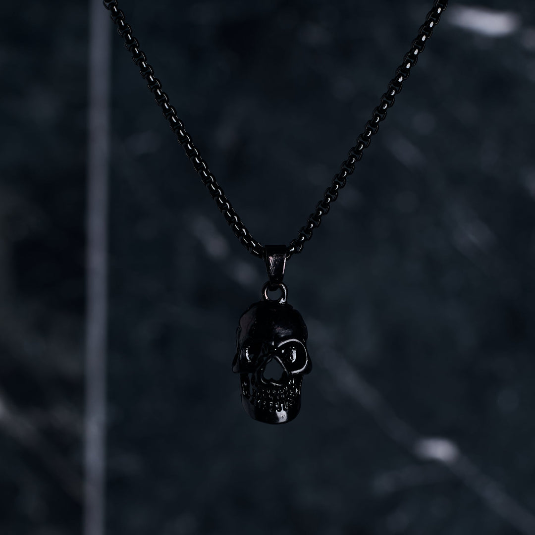 Night King Black Skull Pendant