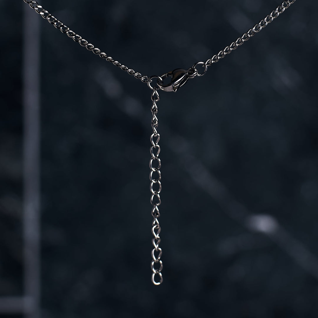 Vintage Travel Silver Chain