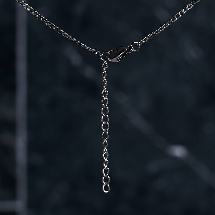Vintage Travel Silver Chain