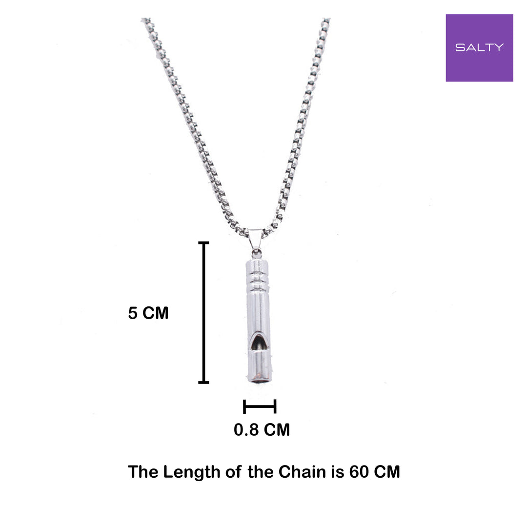 Viking horn Silver Chain