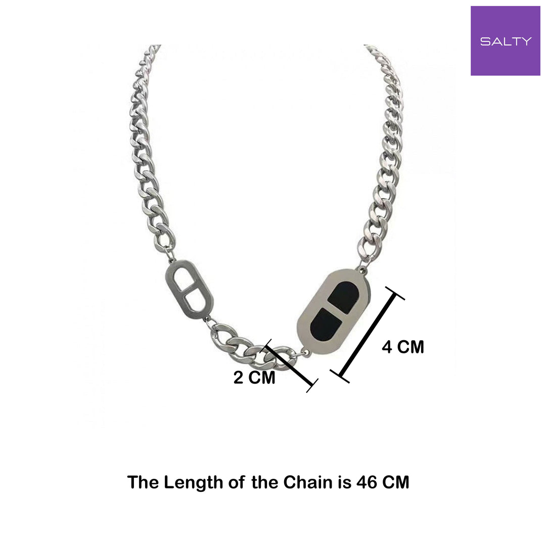 Bold Rebellion Silver Chain