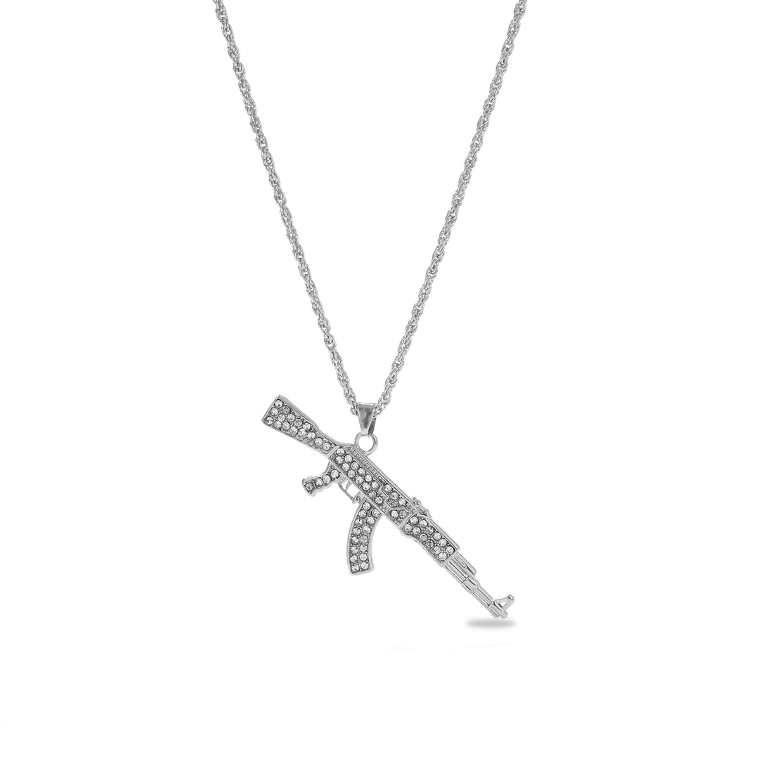 Ak 47 Silver Chain