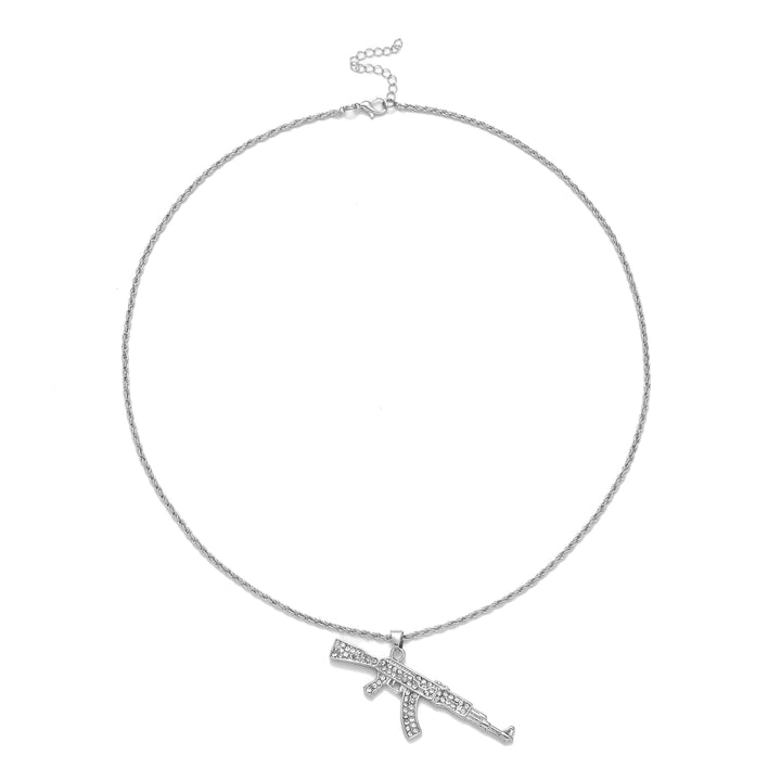 Ak 47 Silver Chain