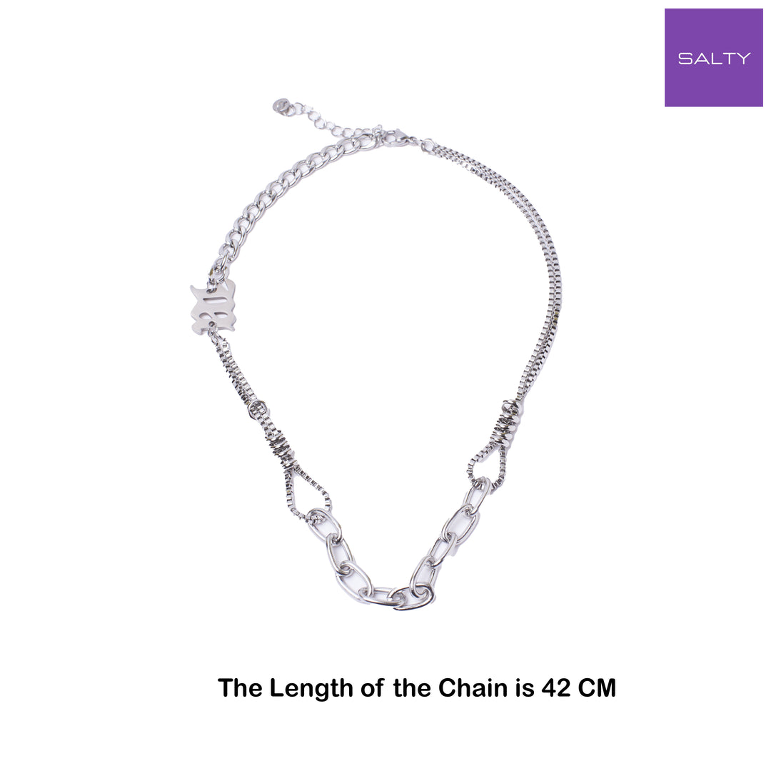 Cryptic Rune Silver Chain