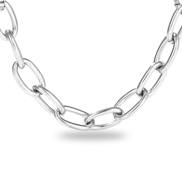 Cryptic Rune Silver Chain