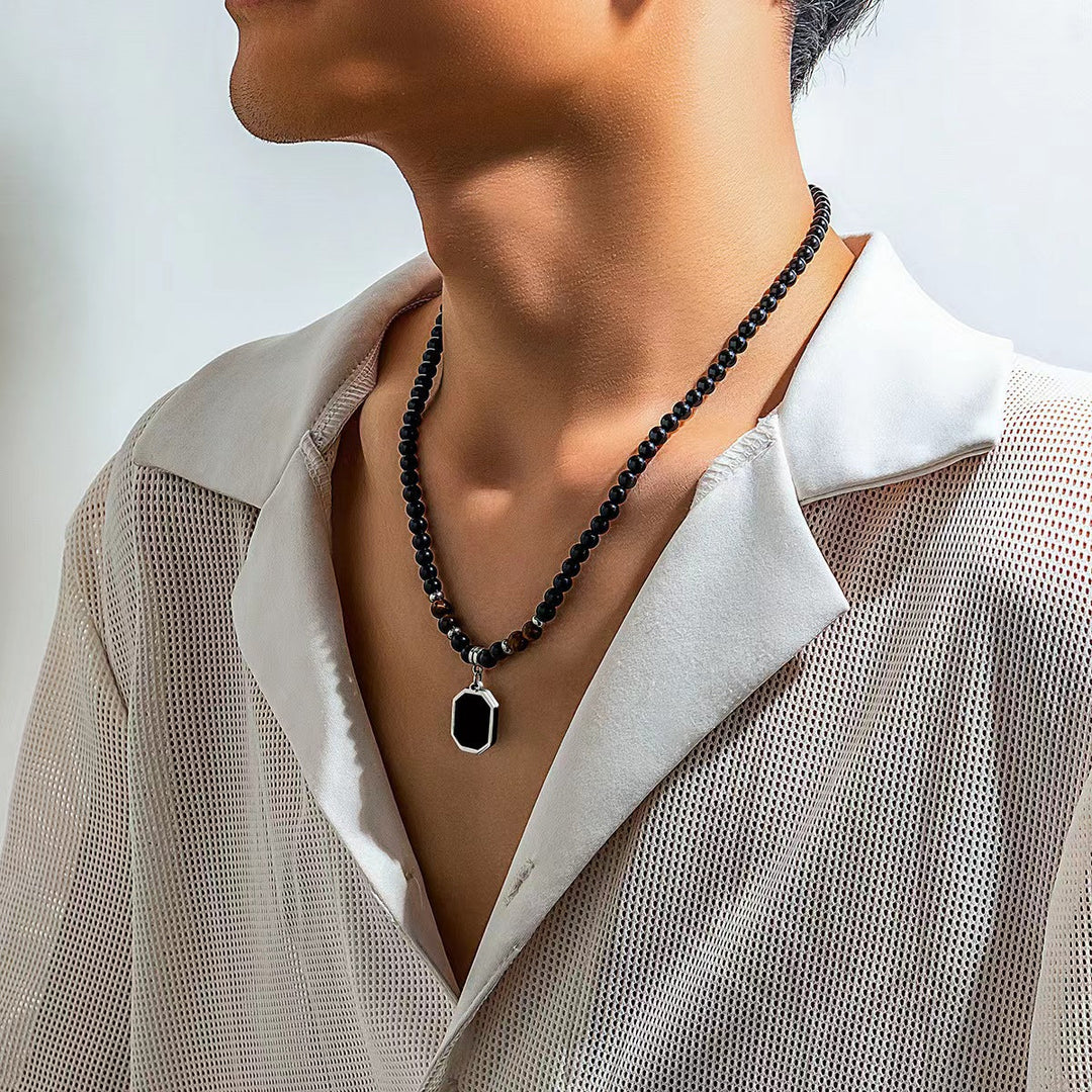 Black Magic Beads Necklace