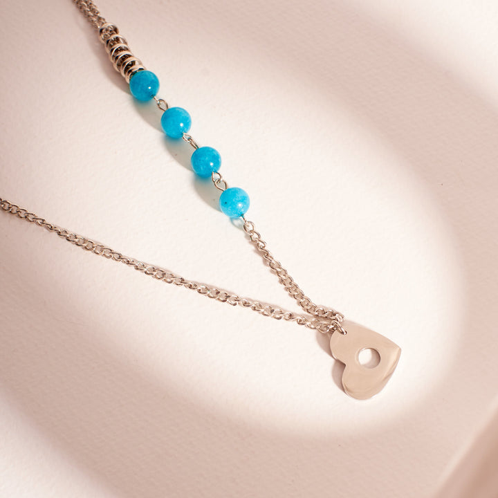 Aqua Allure Charm Necklace