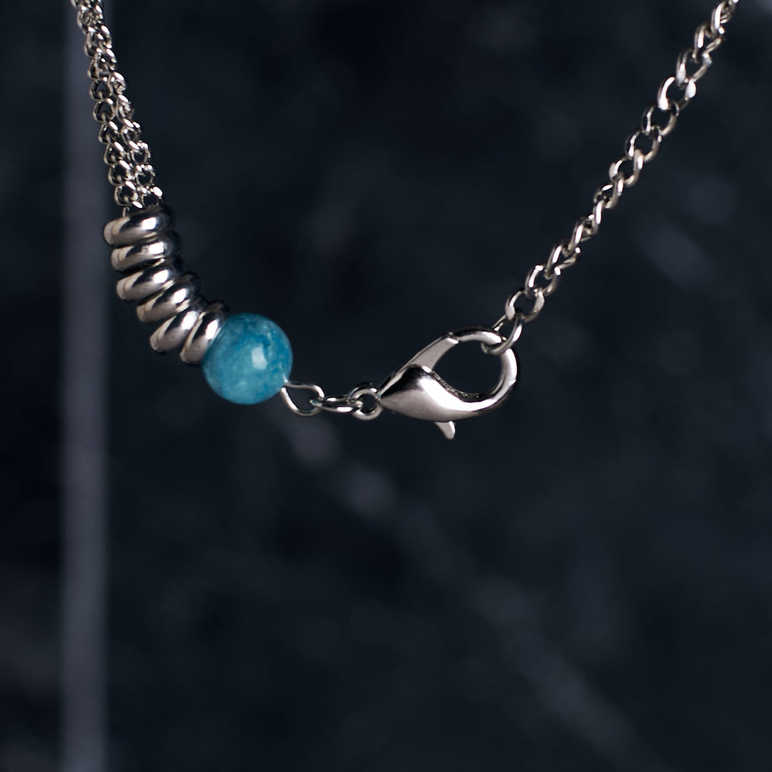 Aqua Allure Charm Necklace