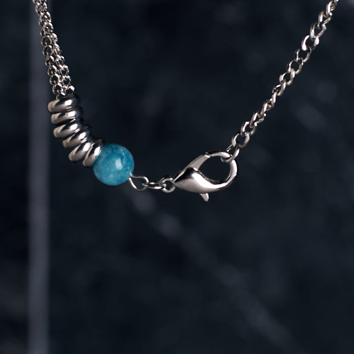 Aqua Allure Charm Necklace